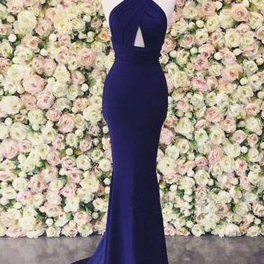Formal Sexy Royal Blue Mermaid Long Prom Dress,..