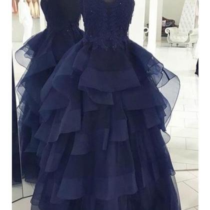 Navy Blue Prom Dresses,navy Blue Prom Gowns,prom..