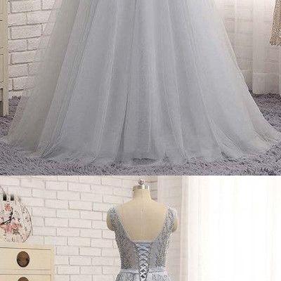 Sexy Beading Prom Dress,Long Prom D..