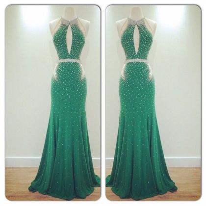 Green Prom Dress, Long Prom Dress, Dresses For..
