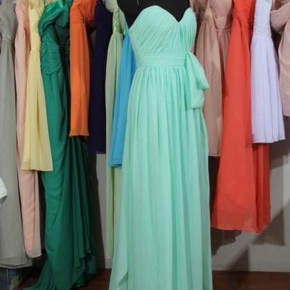 Mint Bridesmaid Dress, Custom Bridesmaid Dress,..