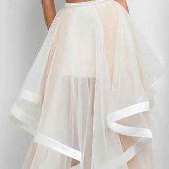 2015 Long Popular Two Piece Prom Dress, Evening..