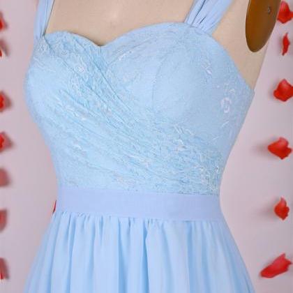 Elegant Light Bridesmaid Dress,blue Bridesmaid..