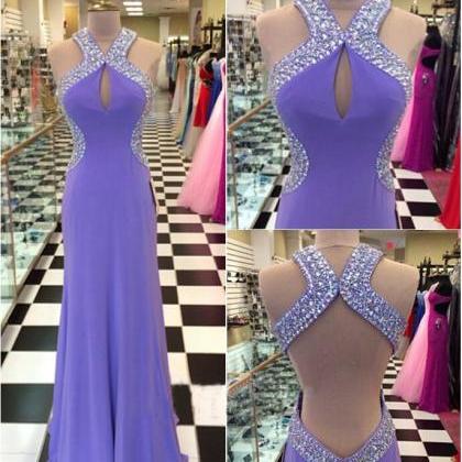 2015 Prom Dress, Elegant Prom Dress, Backless Prom..