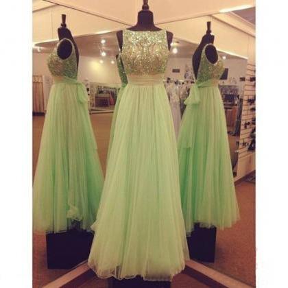 Green Prom Dress, Affordable Prom Dress, Beautiful..