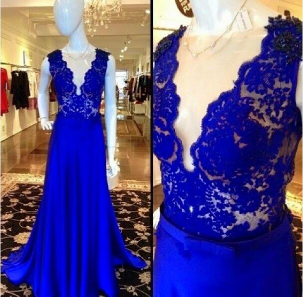 Prom Dresses,royal Blue Prom Dress,formal Gown,prom Dresses,evening Gowns,lace Formal Gown For Teens, Pd3009