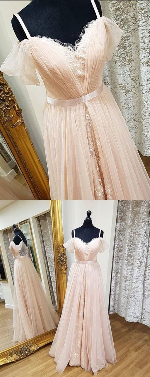 Sexy Sleeveless Prom Dress, Spaghetti Straps Prom Dresses, Tulle Evening Dress,pd14765
