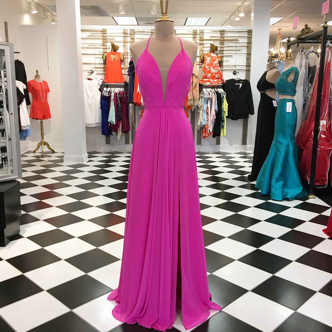 Pink Long Prom Dress, Gorgeous 2018 Long Prom Dress ,pd14940