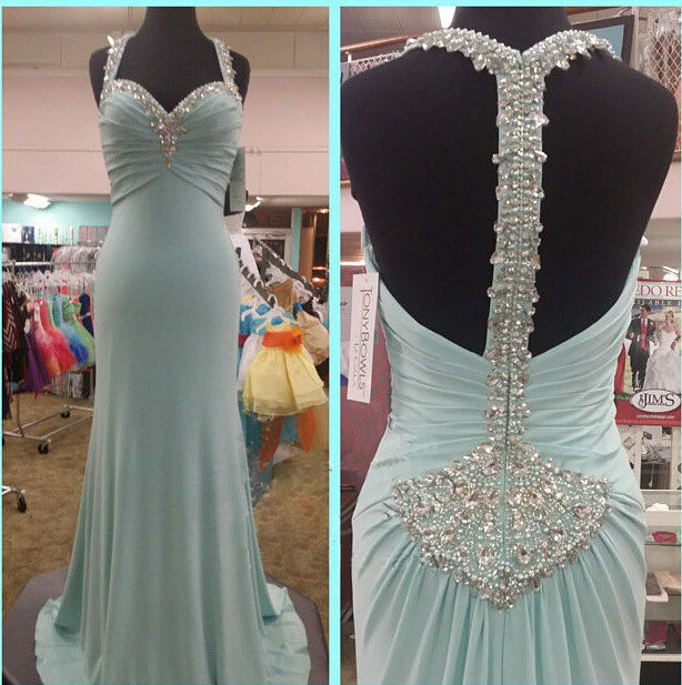 Long Prom Dress, Blue Prom Dress, Unique Prom Dress, Formal Prom Dress, Inexpensive Prom Dress, Popular Prom Dress, Bd56