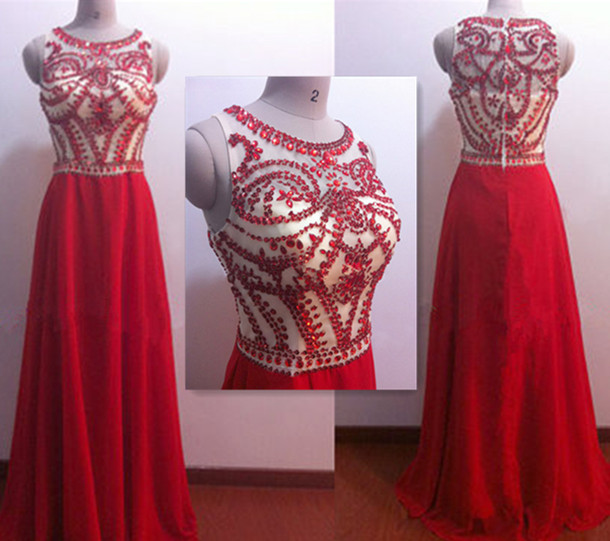 Long Prom Dress, Red Prom Dress, Sequins Prom Dress, Modest Prom Dress, Pretty Prom Dress, Beautiful Prom Dress, Bd82