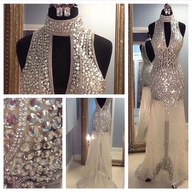 Sparkly prom dress, sexy prom dress, evening dress, hi-quality prom dress, handmade prom dress, gorgeous prom dress, BD187