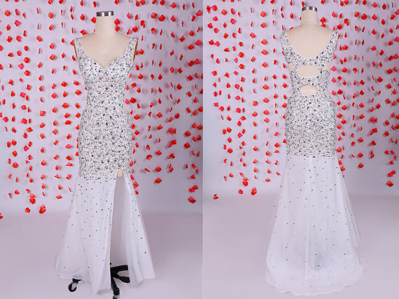 Sexy Prom Dress,beading Prom Dress,prom Dress With Key Hole At Back,evening Dress,prom Party Dress,see Through Prom Dress Gowns,bd050703