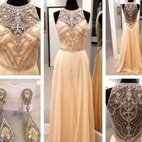 Fantastic Prom Dress, Formal Prom Dress, Chiffon Prom Dress, Lovely Prom Dress, Beading Prom Dress, Handmade Dress, Bd257