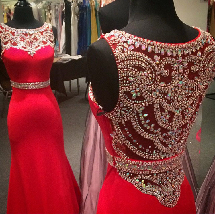 red prom dress, off shoulder prom dress, prom dress 2015, cheap prom dress, sparkly prom dress, modest prom dress, handmade prom dress, BD298
