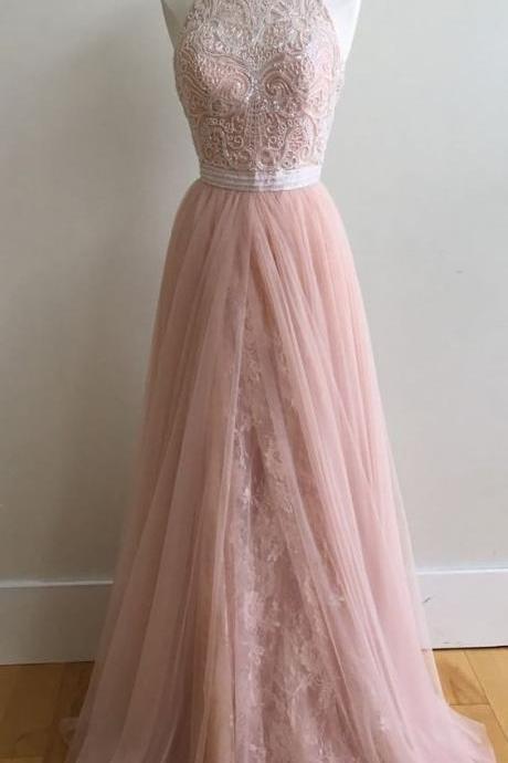Prom Dresses,Prom Dress,Pink Evening Gown Ball Gown Tulle Prom Dress,PD3085