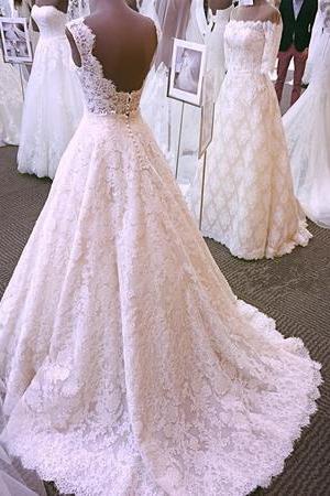 Lace Long Prom Dress,formal Dress,a-line Evening Dress,pd141131