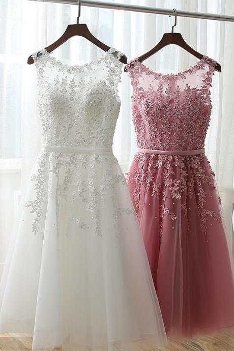Homecoming Dresses, Tulle Prom Dresses, Charming Prom Dress, Prom Dress For Teens, 2016 Party Dress, Lace Applique Prom Dress, Bd15711